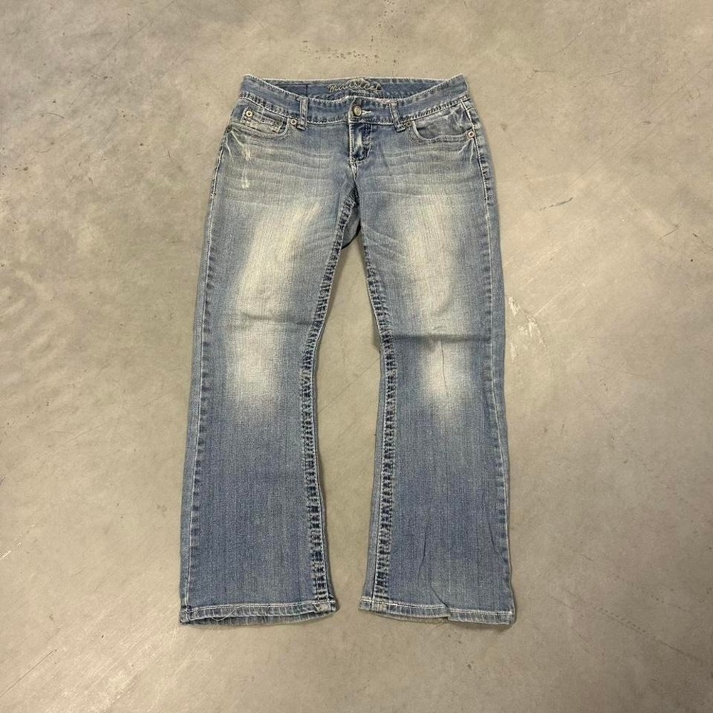 Y2K Light Wash‎ Flared Bootcut Wide Leg Fall Essential Low Rise Woman's Jeans